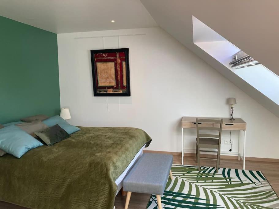 Le Gite Marie-Galante : Belle Maison D'Hotes Avec Acces Piscine En Ete Lanmeur Luaran gambar