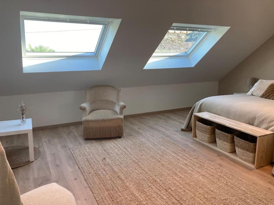 Le Gite Marie-Galante : Belle Maison D'Hotes Avec Acces Piscine En Ete Lanmeur Luaran gambar